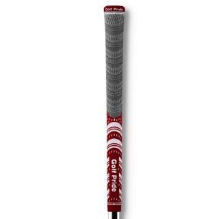 Golf Pride New Decade Multi-Compound Platinum Scarlet/White Grip