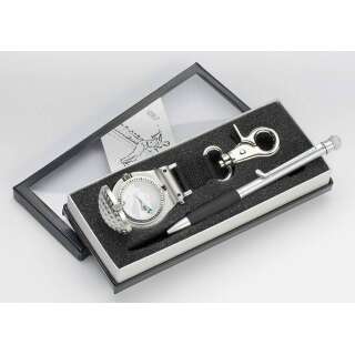 Geschenk-Set mit Bag Watch und Kugelschreiber