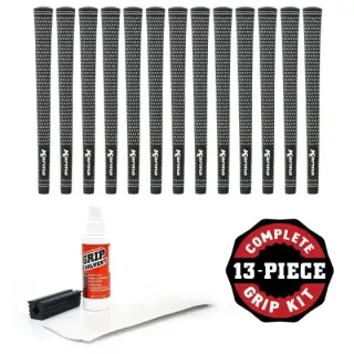 Karma Black/White Velvet Midsize Griff Set (13 x Griffe, 13 x Tape, Solvent und Schaftklammer)