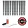 Karma Black/White Velvet Midsize Griff Set (13 x Griffe, 13 x Tape, Solvent und Schaftklammer)