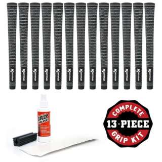 Karma Black/White Velvet Jumbo Griff Set (13 x Griffe, 13 x Tape, Solvent und Schaftklammer)