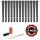 Karma Black/White Velvet Jumbo Griff Set (13 x Griffe, 13 x Tape, Solvent und Schaftklammer)